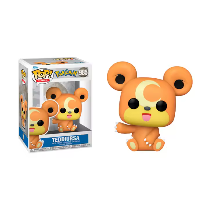 Funko Pop! Games Pokémon (Pokemon), Teddiursa 985 - 1