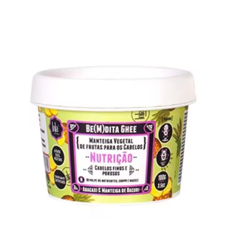 Lola Cosmetics Be(M)dita Ghee Máscara Nutriçao Abacaxi E Manteiga De Bacuri 100g - 1