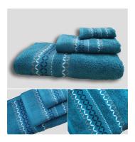 Toalla de Baño 3 Piezas de Algodón Absorbentes  Energy Colors Textil-Hogar - details 0
