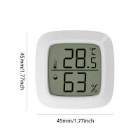 Estación Meteorológica Digital Con Termómetro Y Higrómetro Monitor De Humedad Y Temperatura Con Absorci\u00f3n Magnética Pantalla LCD Estilo De Soporte Y Colgante Para Interior - details 7