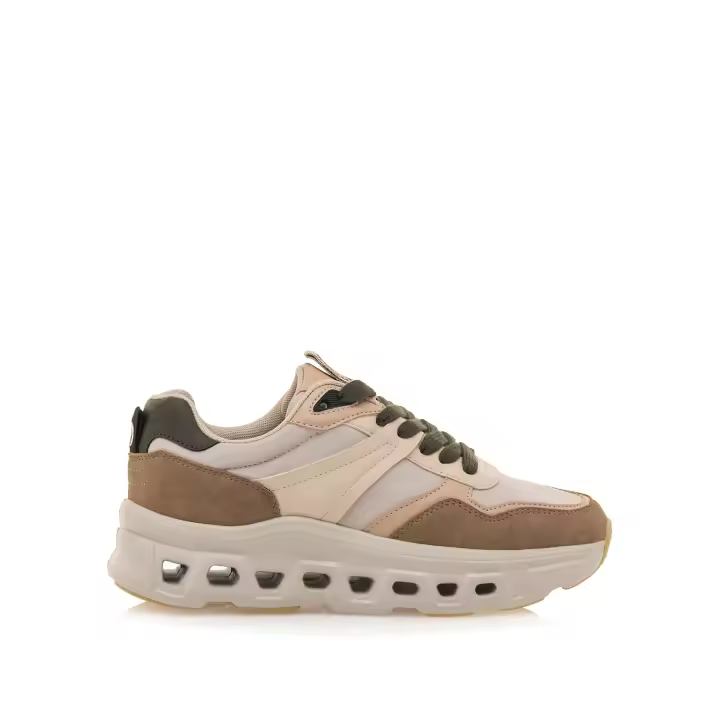 MTNG Play Zapatillas Beige con Cordones y Punta Redonda - 1