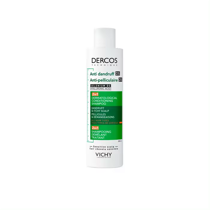 DERCOS CHAMPU ACONDICIONADOR ANTICASPA 2 EN 1 200 ML - 1