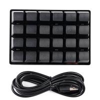 Teclado Mecánico Personalizable Mini Negro Con 24 Teclas Y 16 Teclas Programables Para Gaming Teclado Numérico Multifuncional Para Oficina Y Laptop Con USB - details 4