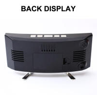 Reloj De Alarma Digital Con Pantalla Curva Mostrador De Tiempo/ Fecha/ Temperatura/Humedad 12/24h 3 Alarmas Ajustable Brillo Reloj De Mesa Europeo - details 10