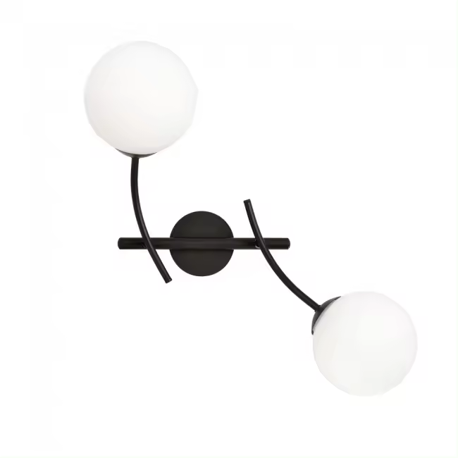 Wonderlamp Aplique de pared Helmet Opal (2 luces) - 1