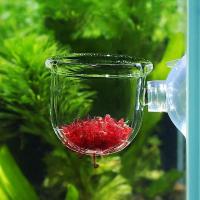 Vaso De Cristal Para Acuario Con Aspiradores Para Cultivar Semillas De Plantas Acuáticas Y Coral Adorno Para Tanque De Peces - details 0