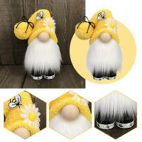 Muñeco De Peluche Sin Caras Sunflowers Gnome Bee Elf Decoración Para Jardín Y Hogar Estilo Moderno Figura De Animal - details 4