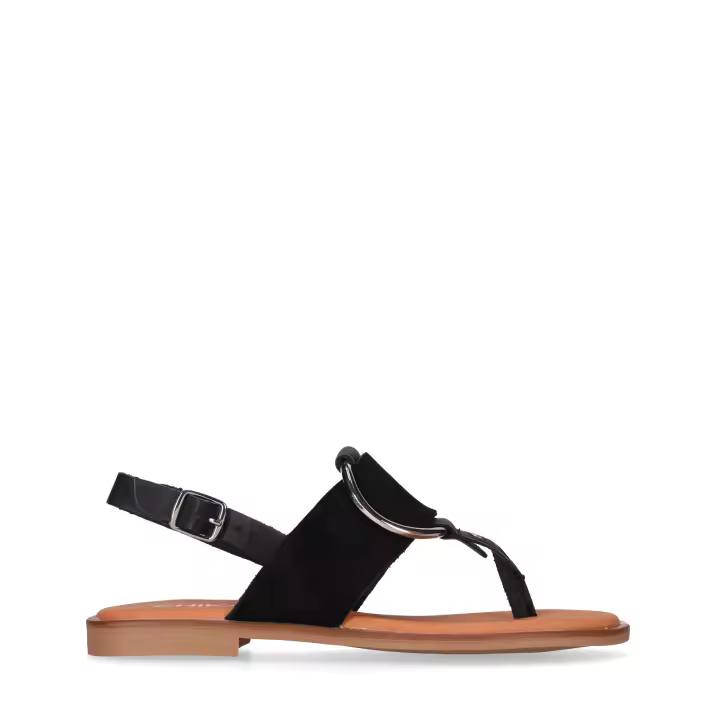 Chika10 Leather MUSAKA 01 Sandalias Planas Negro/Black - 1