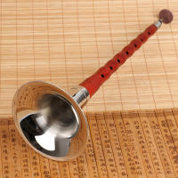 Suona De Alta Calidad Instrumento Musical Folclórico Chino Flauta G D F Color Rojo Diseño De Agujeros Abiertos - details 5