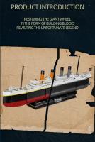 Bloques De Construcción Titanic 1881PCS Barco De Lujo Que Se Hunde Con Luces Para Decoración De Escritorio Juguetes DIY Para Niños Regalos De Vacaciones - details 2
