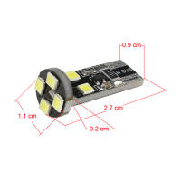 Lámparas LED ANGRONG 10X T10 8 SMD 501 W5W XENON BLANCO CANBUS Para Luz Lateral Del Coche Error Free Compatible Con Varios Modelos - details 2