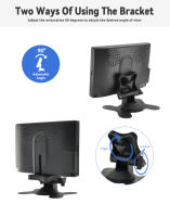 Monitor De Coche KTYDKP De 7 Pulgadas Con Cámara Trasera Para Camión Remolque Pantalla LED De Retroceso Para Estacionamiento 12-24V - details 7