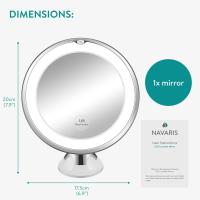 Espejo Aumento con Luz Navaris CY026 Nuevo, ENVIO 24H - details 0