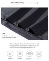 Camiseta De Verano Para Hombre Manga Corta Seda Hielo Suelta Estilo Casual Multifacético En Colores Variados Prenda Versátil Para El Día - details 3
