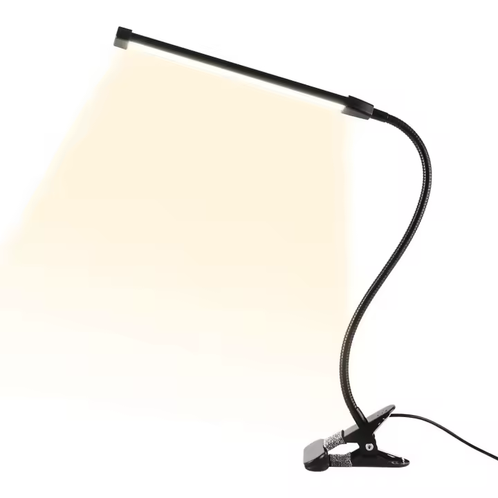 Lámpara de escritorio USB regulable de 7 W con 3 modos (frío/cálido/natural) Lámpara de escritorio LED de 10 niveles de brillo para oficina, educación, lectura, estudiantes - 1