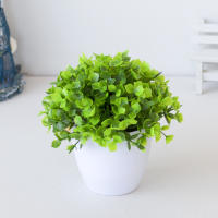 Bonsái Artificial Energético Decorativo No Desvaneciendo Planta Verde Para Mesa Centro De Oficina Decoración Imitación - details 8