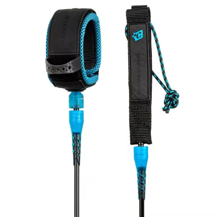 Creatures surf leash invento - Reliance Comp black cyan 6ft 6mm - 1