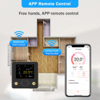Termostato Inteligente WiFi Para Habitación Tuya Compatible Con Alexa Y Google Home Controlador Digital De Temperatura Programable Para Sistemas De Calentamiento Por Piso O Boilera - details 4