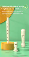 Soprano Recorder Para Niños Principiantes Instrumento De Estilo Aleman Con Tono C 3 Piezas ABS Y Varita De Limpieza Chart De Fingerings - details 4