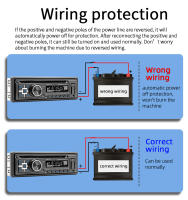 Reproductor De DVD Para Coche BQCC 1 Din Con BT USB FM Radio AUX TF Control Remoto Estéreo De Protección Del Poder Ajuste De EQ Sonido - details 7