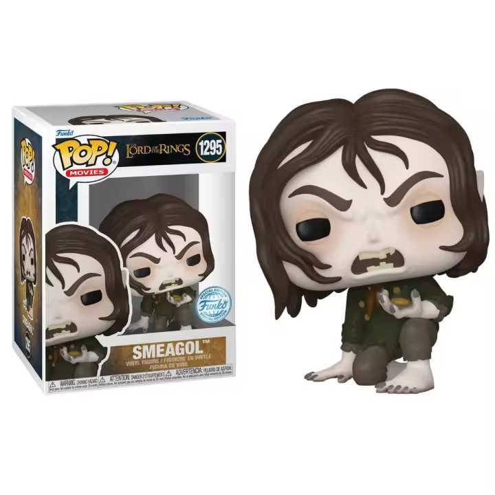 FUNKO POP! EL SEÑOR DE LOS ANILLOS - SMEAGOL EXCLUSIVO, 69190, Nº1295, PRODUCTO CON LICENCIA OFICIAL - 1