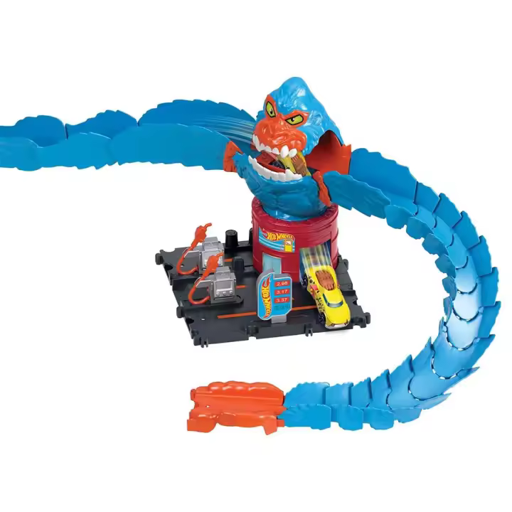 Hot Wheels Circuito De Juego Ataque De Gorila City Wreck & Ride - 1