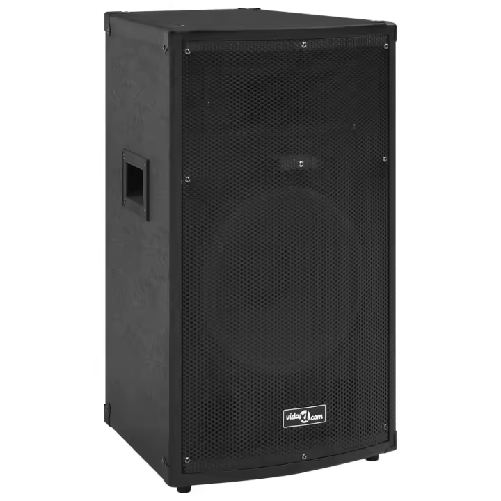 vidaXL Altavoces pasivos escenario profesional hifi 1000 W negro - 1