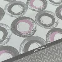 Juego De Sábanas Giros Gris Paduana, Algodón y Poliéster, 144 Hilos, antipilling - details 1