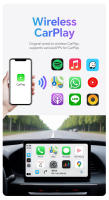 XUDA 2025 Mini Conversor De Cableado a Inalámbrico 2 En 1 AI Box Carplay 5G WiFi Y Bluetooth 5 Android Auto Conexión No Inductiva - details 6
