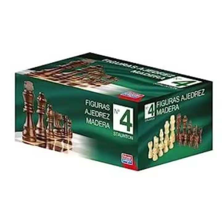 Set completo figuras de Ajedrez de madera Stauton 4 Falomir 32581 - 1