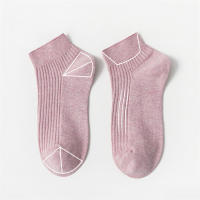 Calcetines De Verano Para Mujer 98% Algodón Color Sólido Transpirables Desodorantes Casual Cortos Cómodos Kawaii - details 12