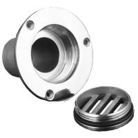 Tubo De Acero Inoxidable 316 Para Bote De Navegación 1-1/2 Pulgadas Herramienta De Drenaje De Piso De Yate Plata 38mm - details 3