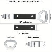 Aguja De Botella Manual De Acero Inoxidable Para Botellas Y Lata 1 Pieza Herramienta De Apertura De Alimentos Y Bebidas - details 2