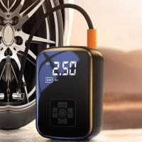 Bomba de inflado de neumáticos para automóvil, compresor de aire eléctrico para automóviles y motocicletas con apagado automático y pantalla digital - details 0
