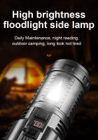 Linterna LED Multifuncional COB Con Iluminación Lateral Para Camping Recargable Por USB Pantalla Inteligente Y Luz De Emergencia - details 6