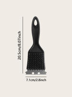 Cepillo De Hornear De Acero Inoxidable 1 Pc Cepillo De Limpieza Para Barbacoa Y Enchufe Doble Función Cepillo De Relleno De Hoja - details 1