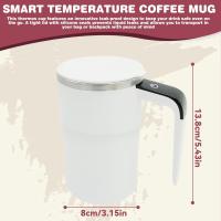 Taza de café automática recargable portátil, licuadora eléctrica de acero inoxidable con agitación magnética, taza autoagitadora para muchas bebidas - details 1