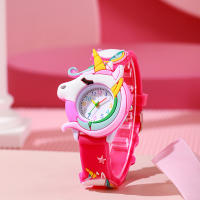 Reloj De Pulsera De Silicona Para Niños Y Niñas Reloj De Regalo Lindo Y Colorido Con Diseño De Animal Movimiento De Cuarzo - details 11