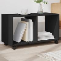 vidaXL Armario con ruedas madera ingeniería 72x33x42,5 cm en color Roble Sonoma/artisian oak/Blanco y más | almacenamiento funcional diseño moderno para baño dormitorio sala - details 7