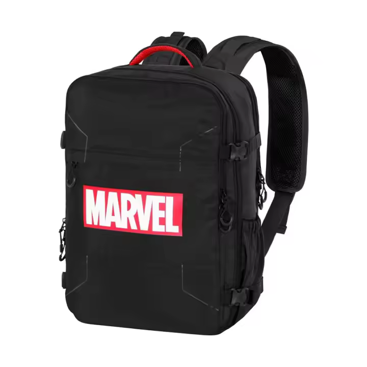 Marvel Comics Mochila de Viaje Mercury Grande 47x23x33cm, Negro - 1