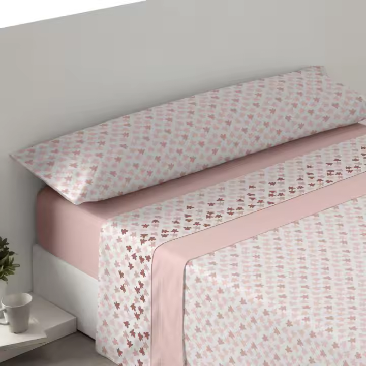 KYTZIAS - Verano Juego de Sábanas Microfibra. Sábanas de Verano finas tacto extrasuave. Juego de cama 3 Piezas Microfibra. Sábanas de Verano de colores. Ropa de cama lisa y suave. Estampados modernos para cama de 90, 105, 135 y 150 cm. - 1