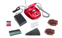 Sina Torno para uñas manicura y pedicura profesional con pedal y accessorios - details 0