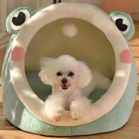 Casa De Gato/Galo Caliente Y Encantadora Para Invierno Cama De Mascota Plegable Y Lavable Sofá Para Pequeños Y Medianos Perros - details 0