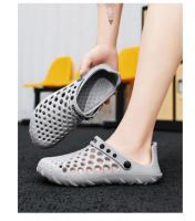Zapatillas De Verano Para Hombre Clogs EVA Sandalias Planas Transpirables Con Agujeros Para Playa Hogar Descanso Slides - details 15