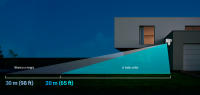 Ezviz H8C SE Cámara de vigilancia exterior Resolución 2K Cobertura panorámica de 360º Visión nocturna en color Detección de siluetas con IA Seguimiento inteligente Diseño resistente Comunicación bidireccional Vídeo H.265 Defensa activa con luz y sirena - details 3