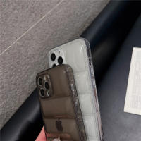 Funda Puffer Transparente Para iPhone Shockproof Antisuciedad Y Antideslizante Cubierta Suave Para Parejas Compatible Con Modelos 15 14 13 12 11 pro Max XR X XS 7 8 plus - details 8