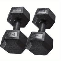 Juego De 2 Mancuernas Hexagonales Con Revestimiento De Vinilo, De 2,5 A 10 Kg, Para Culturismo Y Fitness, Para Hombres En El Gimnasio En Casa - details 6