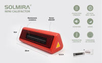 Mini Calefactor Cerámico de Escritorio, Modo Frío y Calor, Temperatura Constante, Bajo Consumo - details 0