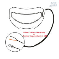 Película De Calentamiento Eléctrico Para Visera De Motocicleta Invierno Antiniebla Anti- Niebla Lentes Ultra Claros Parche Película Unisex ABS - details 2