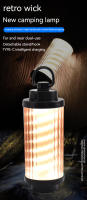 Lámpara De Camping Retro LED Recargable 2600mAh Con Gancho Luz De Emergencia Portátil Para Aventuras Al Aire Libre Y Tienda De Camping - details 0